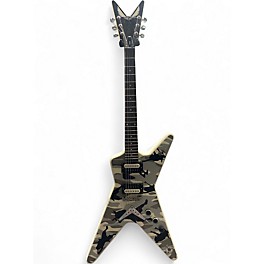 Used Dean Dime-O-Flage Snow Camo Camo Solid Body Electric Guitar