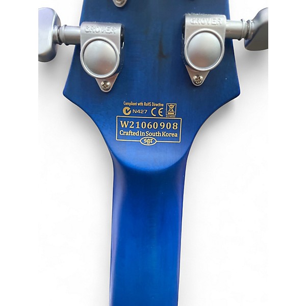 Used Schecter Guitar Research C1 Platinum Blue Burst Solid Body Electric Guitar