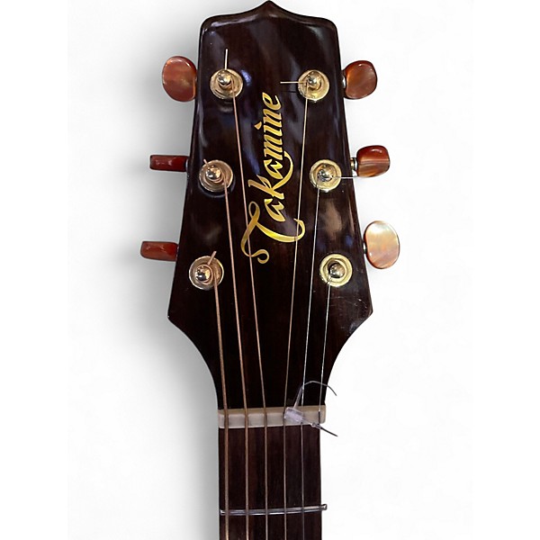 Used Takamine santa fe esf40 Natural Acoustic Electric Guitar