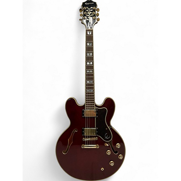 Used Epiphone sheraton II pro Wine Red Hollow Body Electric