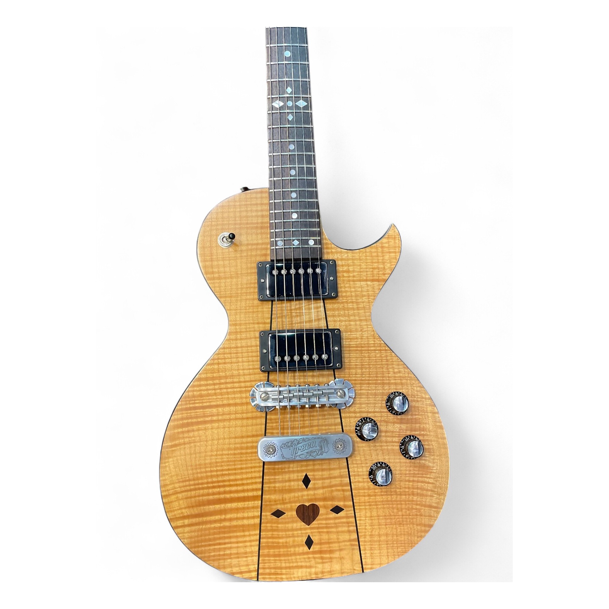 Used Zemaitis Greco GZ301 Natural Solid Body Electric Guitar