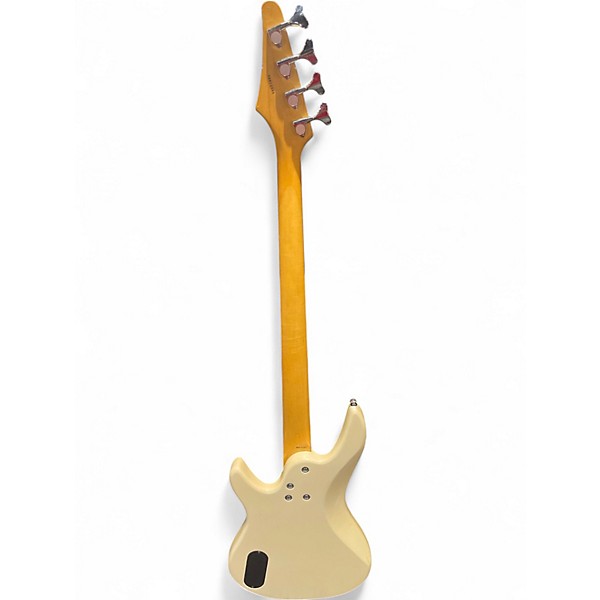 Used Samick ARTIST SERIES P BASS Cream Electric Bass Guitar