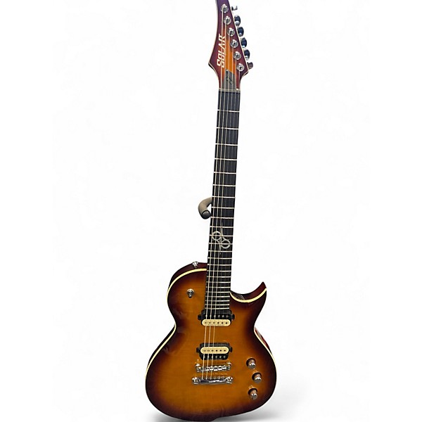 Used Solar Guitars GC1.6CN Tobacco Burst Solid Body Electric Guitar