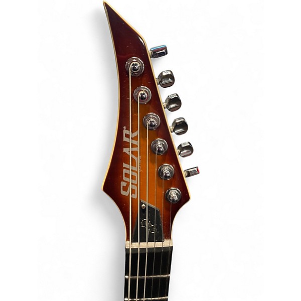 Used Solar Guitars GC1.6CN Tobacco Burst Solid Body Electric Guitar