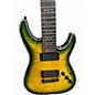 Used Schecter Guitar Research Hellraiser C1 green Solid Body Electric Guitar