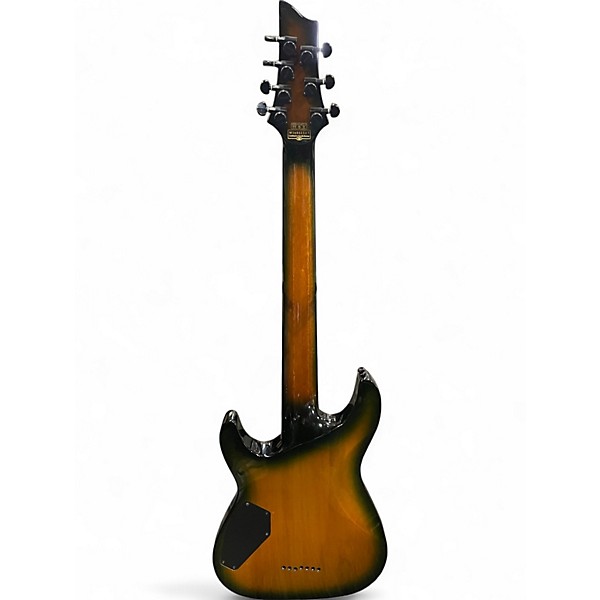 Used Schecter Guitar Research Hellraiser C1 green Solid Body Electric Guitar