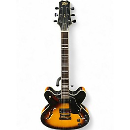 Used Peavey JF-1 3 TONE BURST Hollow Body Electric Guitar