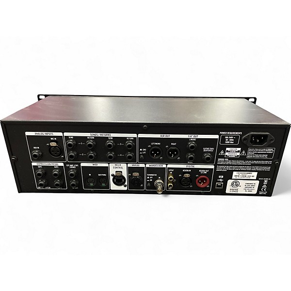 Used Line 6 ne 6 Helix Rack W/ Control Board Effect Processor Effect Processor