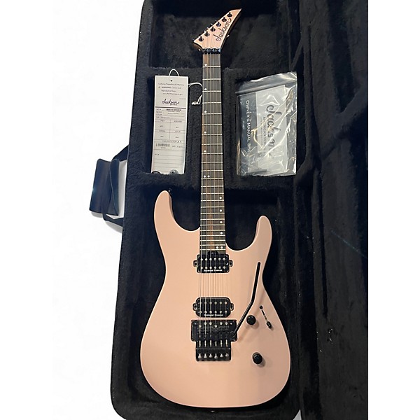 Used Jackson American Series Virtuoso Shell Pink Solid Body Electric Guitar