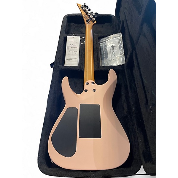 Used Jackson American Series Virtuoso Shell Pink Solid Body Electric Guitar