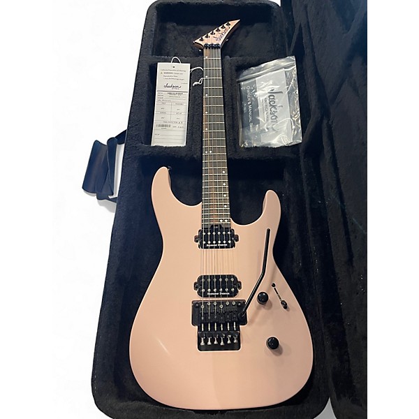 Used Jackson American Series Virtuoso Shell Pink Solid Body Electric Guitar