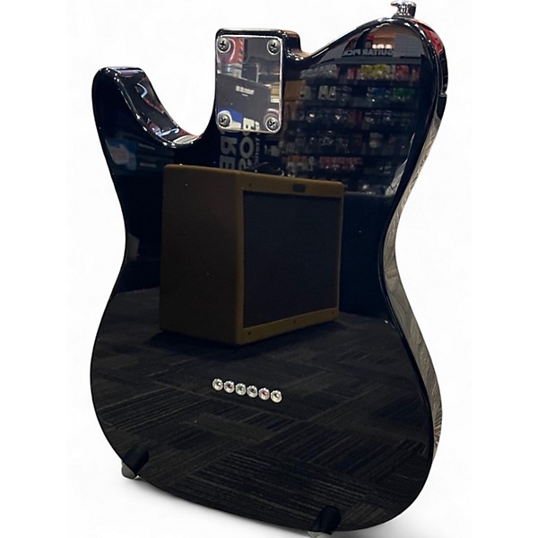 Used Ibanez FLATV1 Black Solid Body Electric Guitar