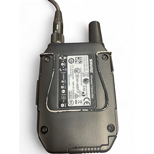 Used Shure GLXD6 Instrument Wireless System