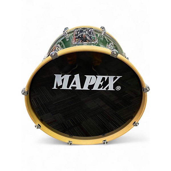 Used Mapex 5 Piece M SERIES GREEN Drum Kit