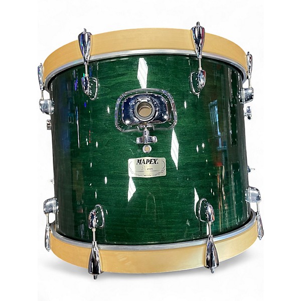 Used Mapex 5 Piece M SERIES GREEN Drum Kit