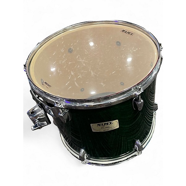 Used Mapex 5 Piece M SERIES GREEN Drum Kit