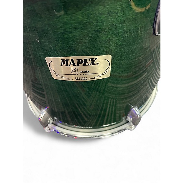 Used Mapex 5 Piece M SERIES GREEN Drum Kit