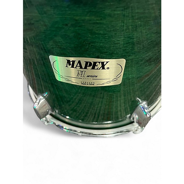 Used Mapex 5 Piece M SERIES GREEN Drum Kit