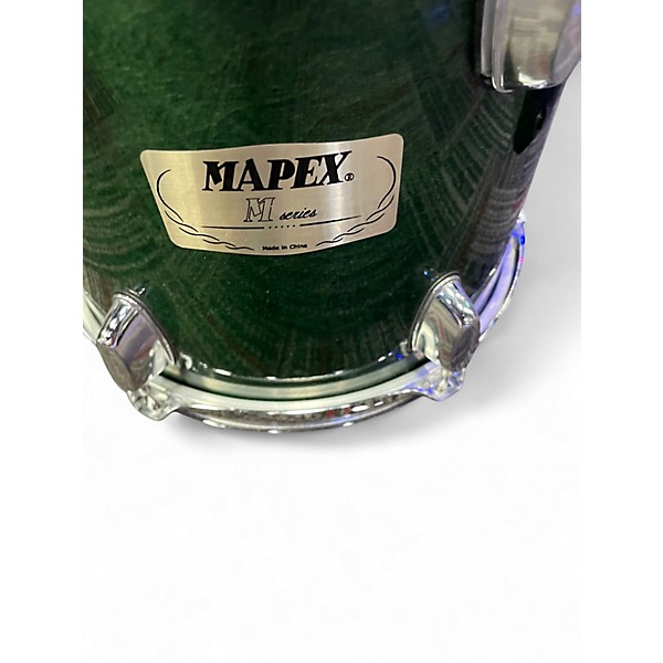 Used Mapex 5 Piece M SERIES GREEN Drum Kit