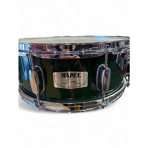 Used Mapex 5 Piece M SERIES GREEN Drum Kit