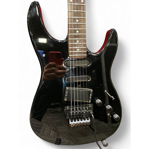 Used Kramer FOCUS DELUXE Black Solid Body Electric Guitar