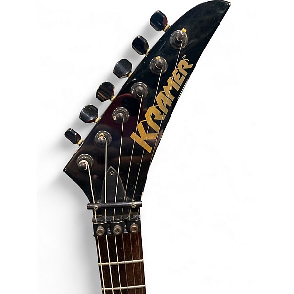 Used Kramer FOCUS DELUXE Black Solid Body Electric Guitar
