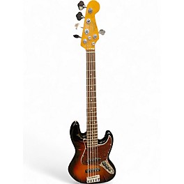 Used Fender American Professional II Jazz Bass V 3 Tone Sunburst Electric Bass Guitar