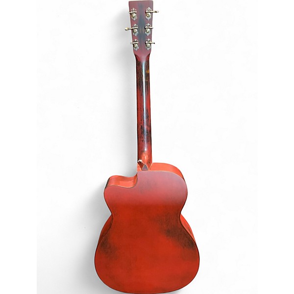Used Martin OMC-15ME STREETMASTER SPECIAL ORCHESTRA WEATHERED RED Acoustic Electric Guitar