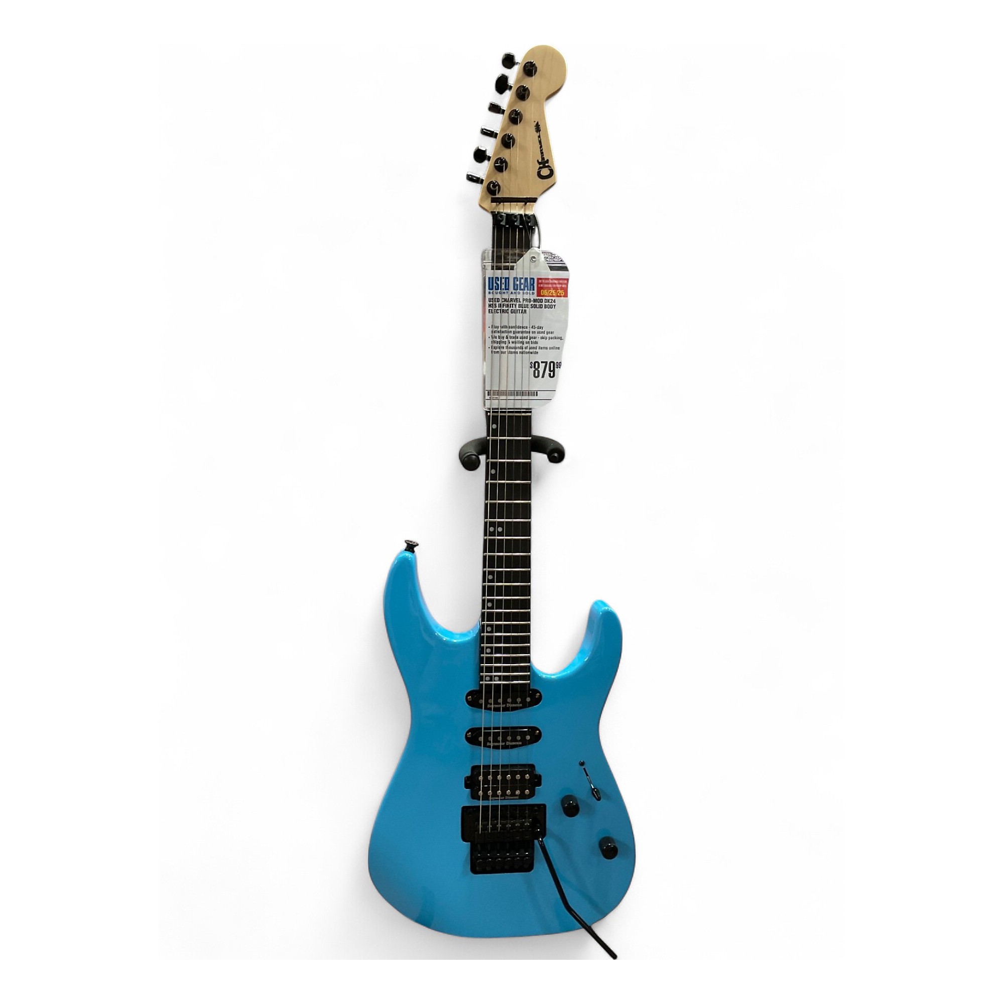CHARVEL シャーベル Pro-Mod DK24 Infinity Blue Dinky™ (DK) :: Pro-Mod DK24 HSS FR E, Ebony Fingerboard