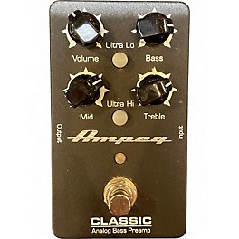 Used Ampeg Classic Analog Bass Preamp Bass Effect Pedal