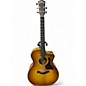 Used Taylor 214ce DLX Plus Ziricote Special Edition shaded edge burst Acoustic Electric Guitar thumbnail