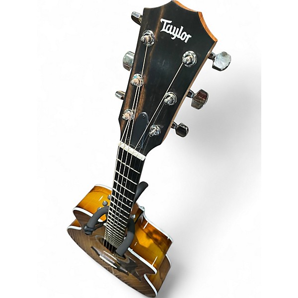 Used Taylor 214ce DLX Plus Ziricote Special Edition shaded edge burst Acoustic Electric Guitar