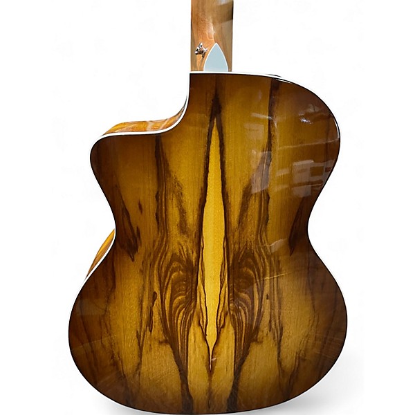 Used Taylor 214ce DLX Plus Ziricote Special Edition shaded edge burst Acoustic Electric Guitar