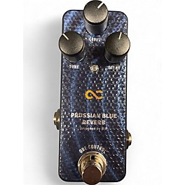 Used One Control Prussian Blue Reverb Effect Pedal