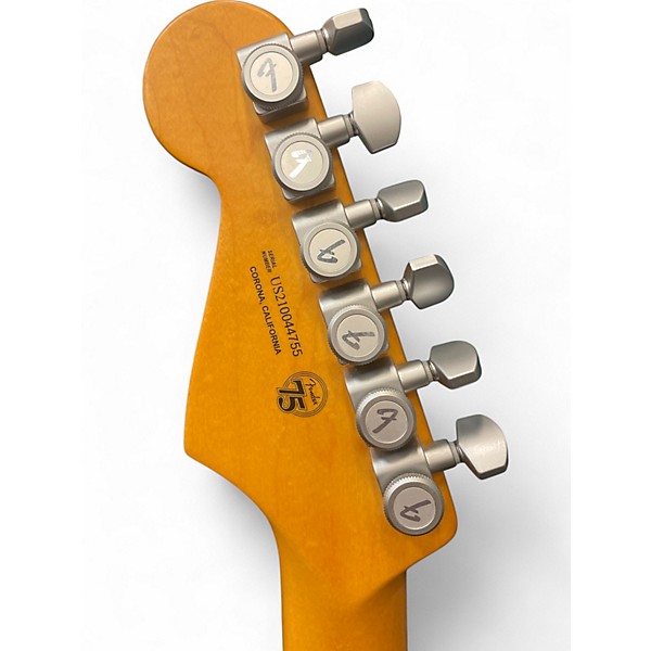 Used Fender American Professional II Stratocaster Silver Sparkle Solid Body Electric Guitar