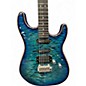 Used Warmoth STYPE Blue Solid Body Electric Guitar
