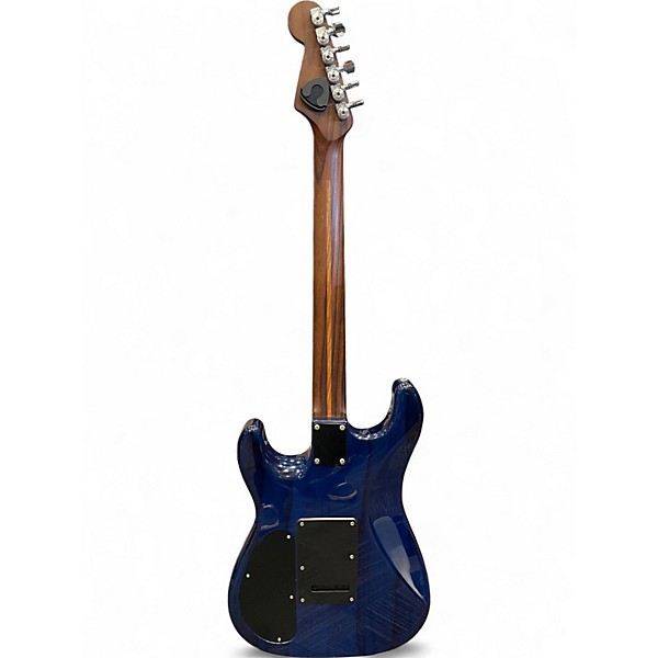 Used Warmoth STYPE Blue Solid Body Electric Guitar
