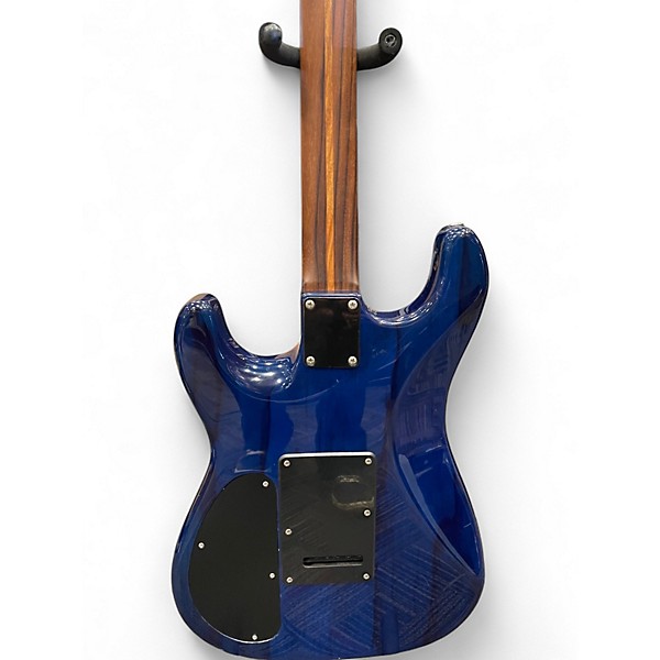 Used Warmoth STYPE Blue Solid Body Electric Guitar