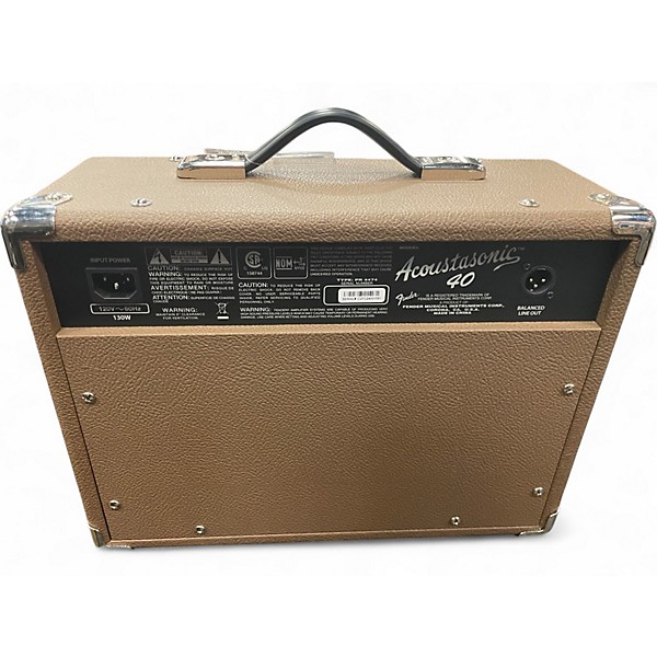 Used Fender ACOUSTASONIC 40 Guitar Combo Amp
