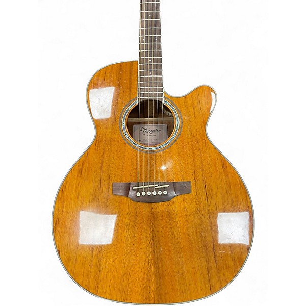 Used Takamine GN77KCE Natural Acoustic Electric Guitar
