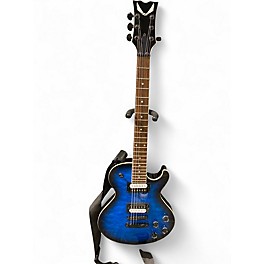 Used Dean Thoroughbred Blue Solid Body Electric Guitar