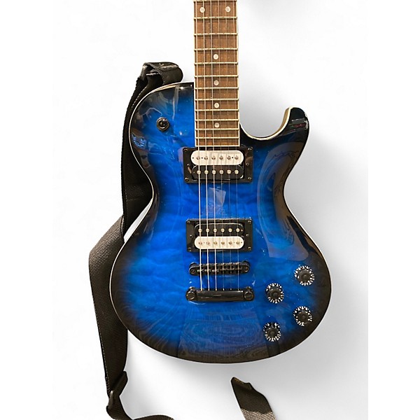 Used Dean Thoroughbred Blue Solid Body Electric Guitar