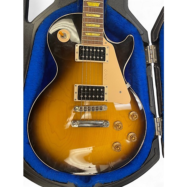 Used 2004 Gibson 1960 Reissue Les Paul Classic Tobacco Sunburst Solid Body Electric Guitar