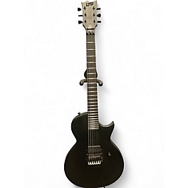 Used ESP LTD EC-FR Black Metal Satin Black Solid Body Electric Guitar