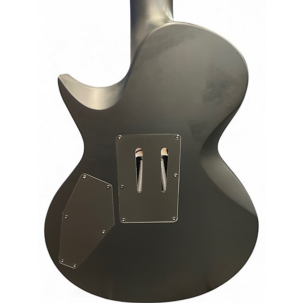 Used ESP LTD EC-FR Black Metal Satin Black Solid Body Electric Guitar