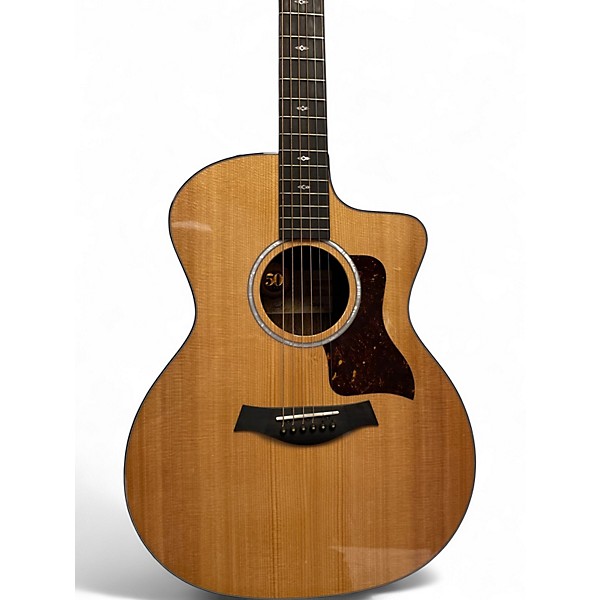 Used Taylor 214CE PLUS LTD 50TH ANNIVERSARY Natural Acoustic Guitar