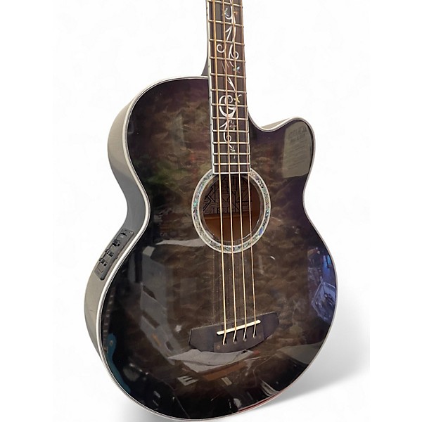 Used Michael Kelly Dragonfly Brown Acoustic Bass Guitar