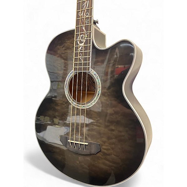 Used Michael Kelly Dragonfly Brown Acoustic Bass Guitar
