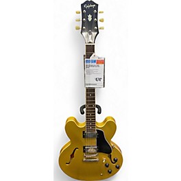 Used Epiphone ES335 Trans Gold Hollow Body Electric Guitar