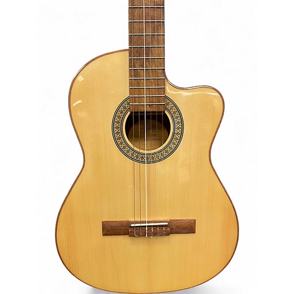 Used Lucero LC150SCE Natural Classical Acoustic Electric Guitar